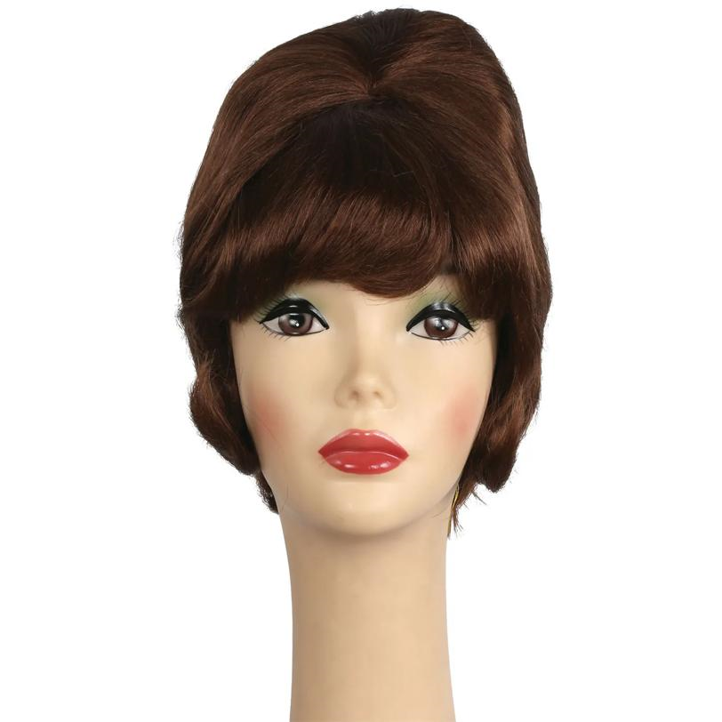 SPITCURL MD BROWN RED WIG