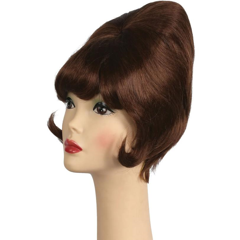 SPITCURL MD BROWN RED WIG