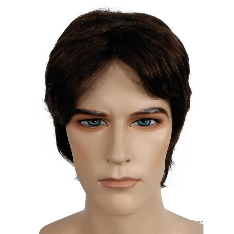 MENS WIG BARGAIN LT C BROWN 8
