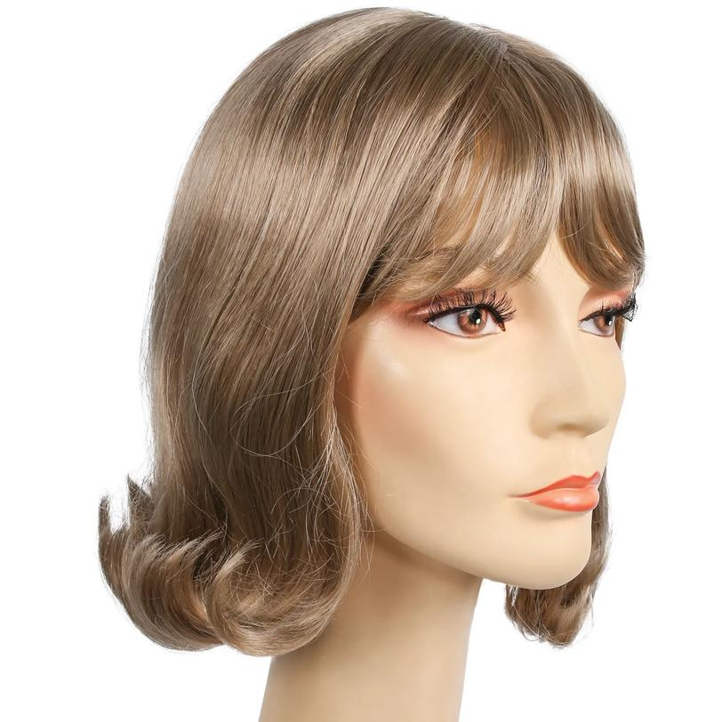 Pageboy Banged Prom Ash Blonde