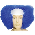 Bald Curly Clown White Front Blue