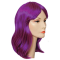 CLEO NEW ROUND DK PURPLE WIG