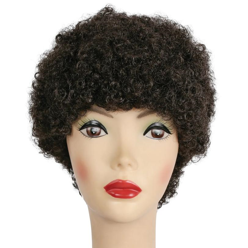 AFRO SHORT OB MED BROWN 4 WIG