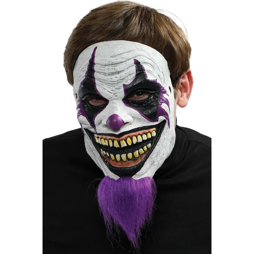 Adult Bearded Clown Mask