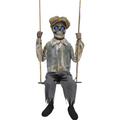 Swinging Skeletal Boy Prop