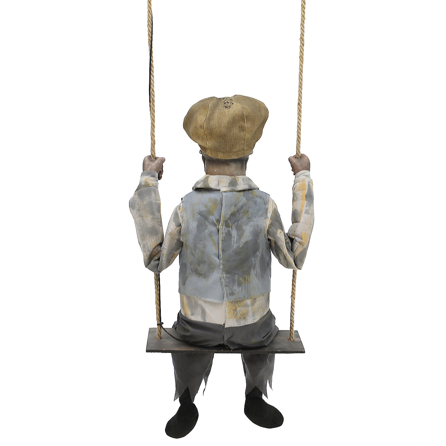Swinging Skeletal Boy Prop
