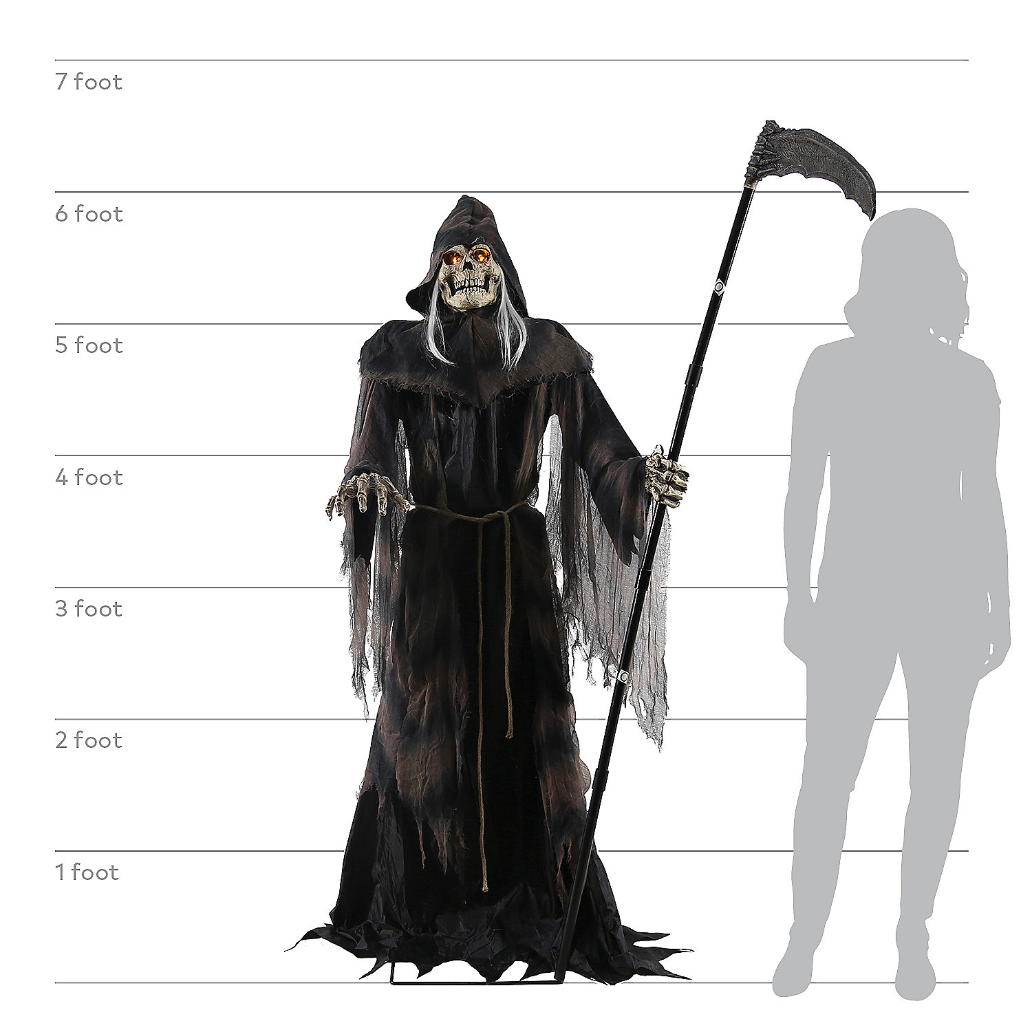 Lunging Reaper Animated Prop