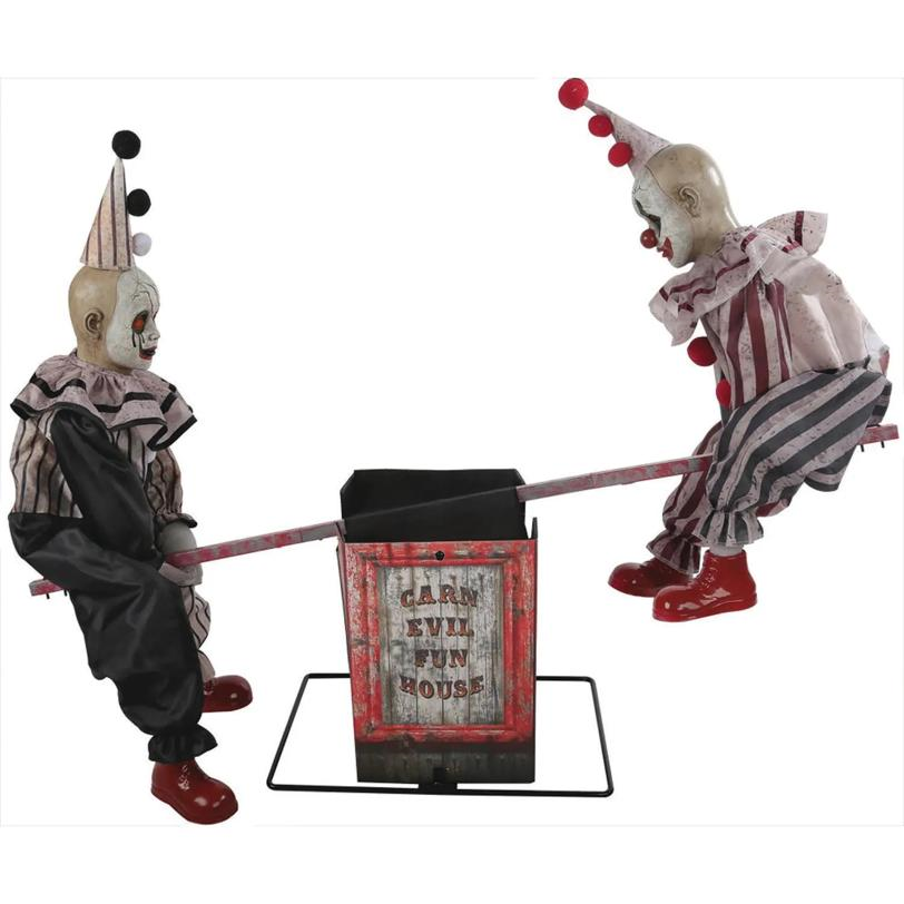 See Saw Clowns Animated Prop
