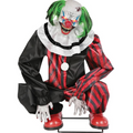 CROUCHING CLOWN RED ANIMATED