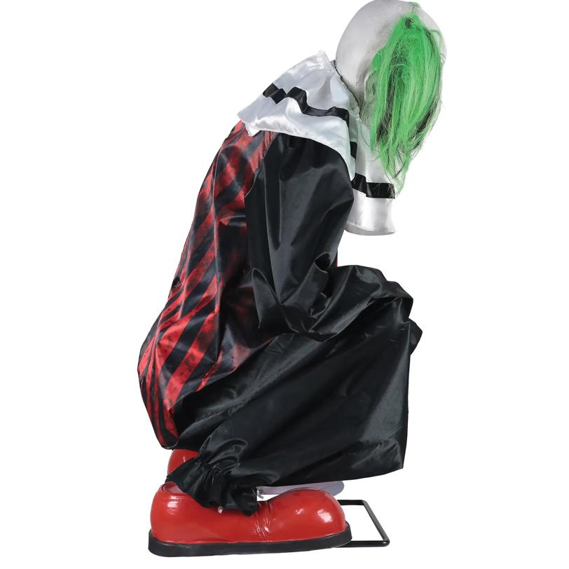 CROUCHING CLOWN RED ANIMATED