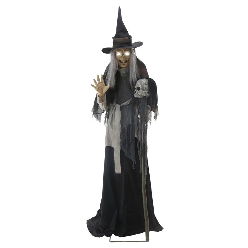 Animated Lunging Haggard Witch