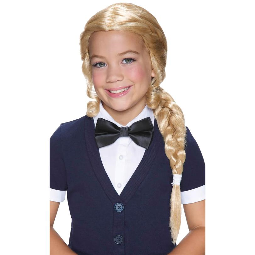 Child's Braided Pigtail Wig