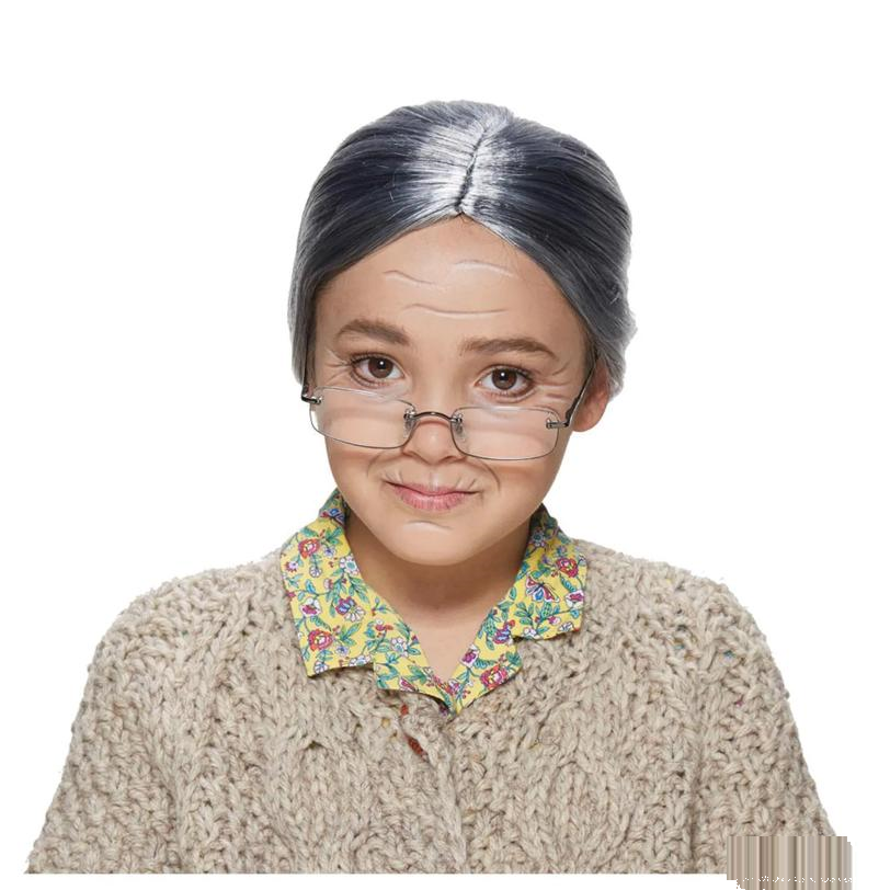 Old Lady Child Wig
