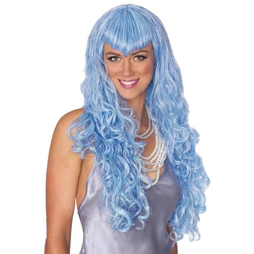 Blue Mermaid Wig