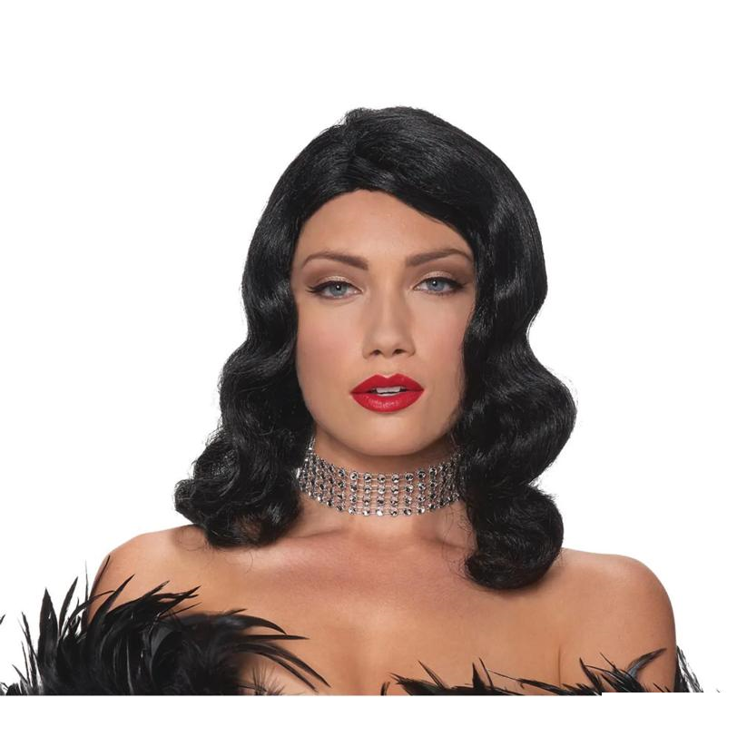 Femme Fatale Black Wig