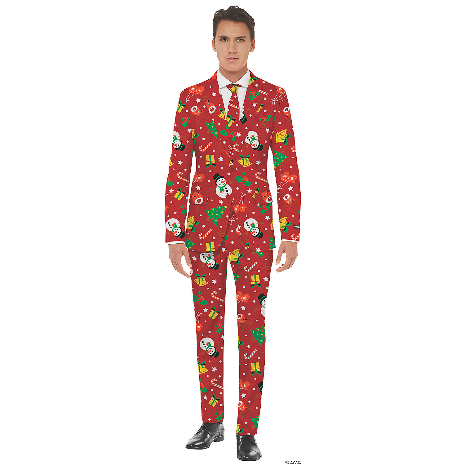 Christmas Red Icons Ad Lg Costume