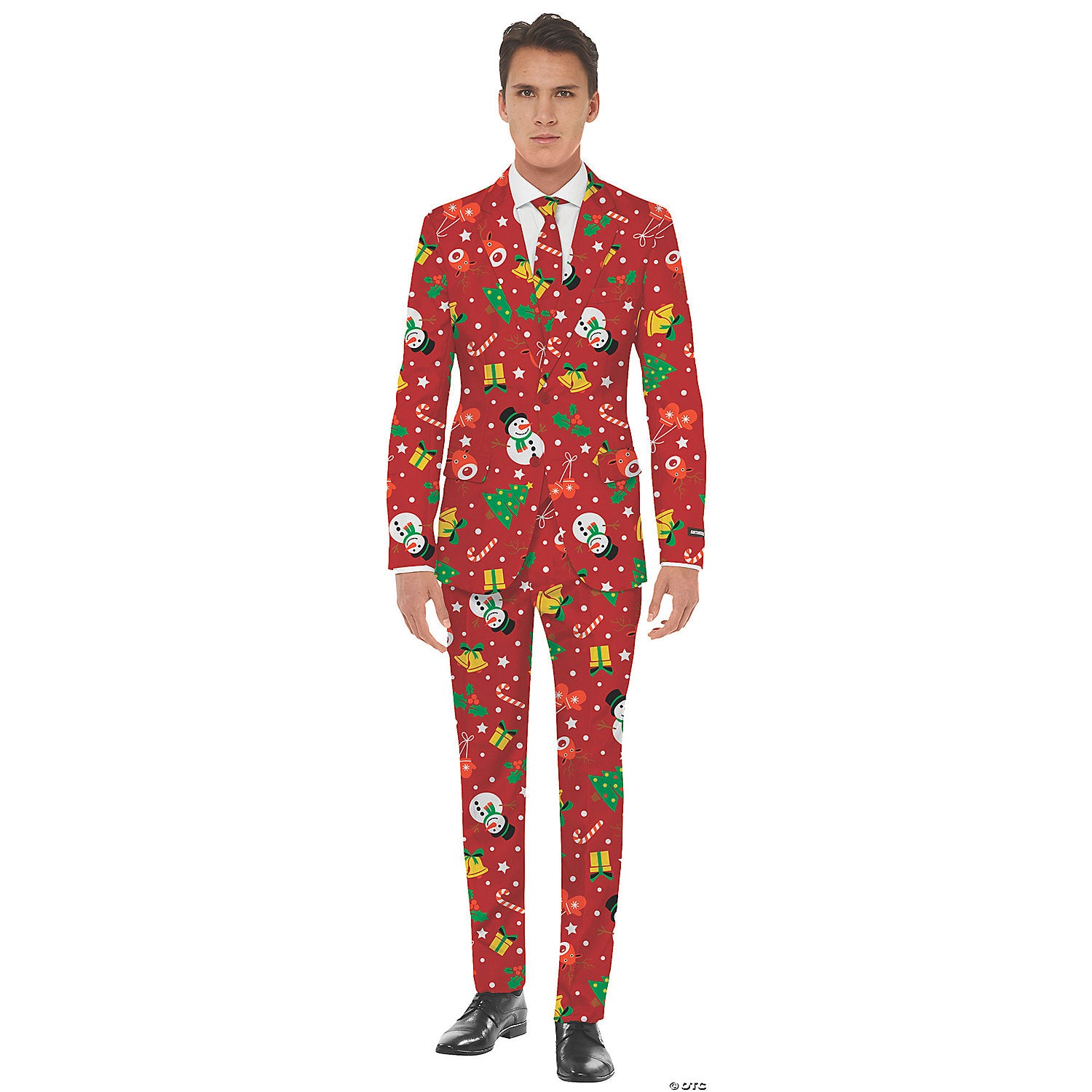 Christmas Red Icons Ad Lg Costume