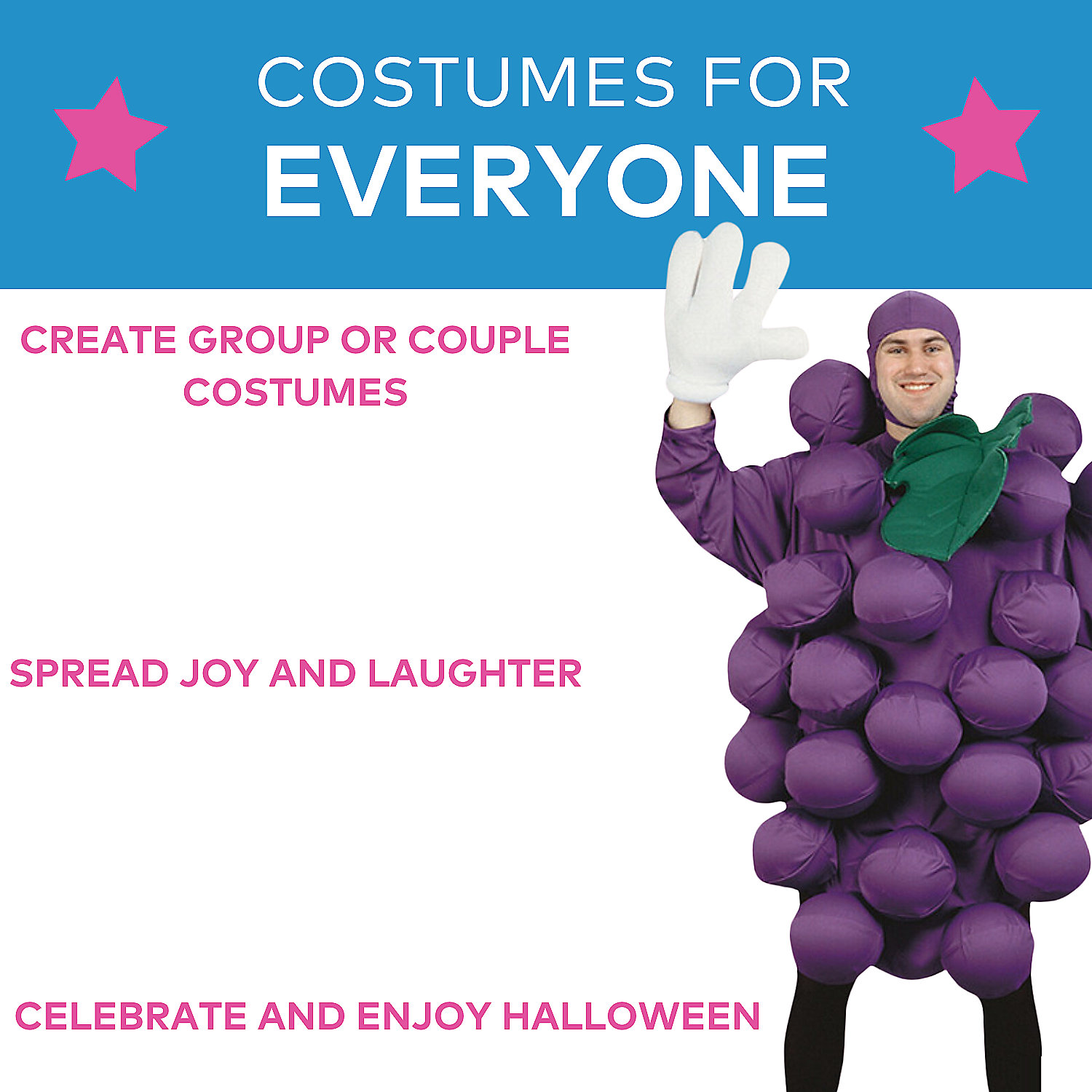 Unisex Purple Grapes Costume