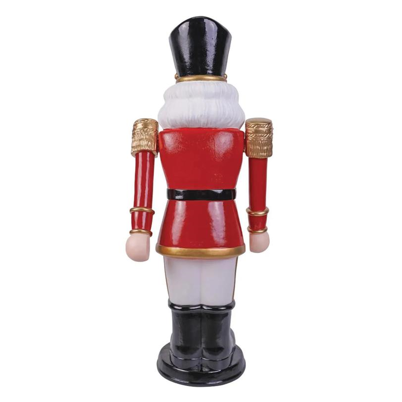 NUTCRACKER ANIMATED RED/BU 36in