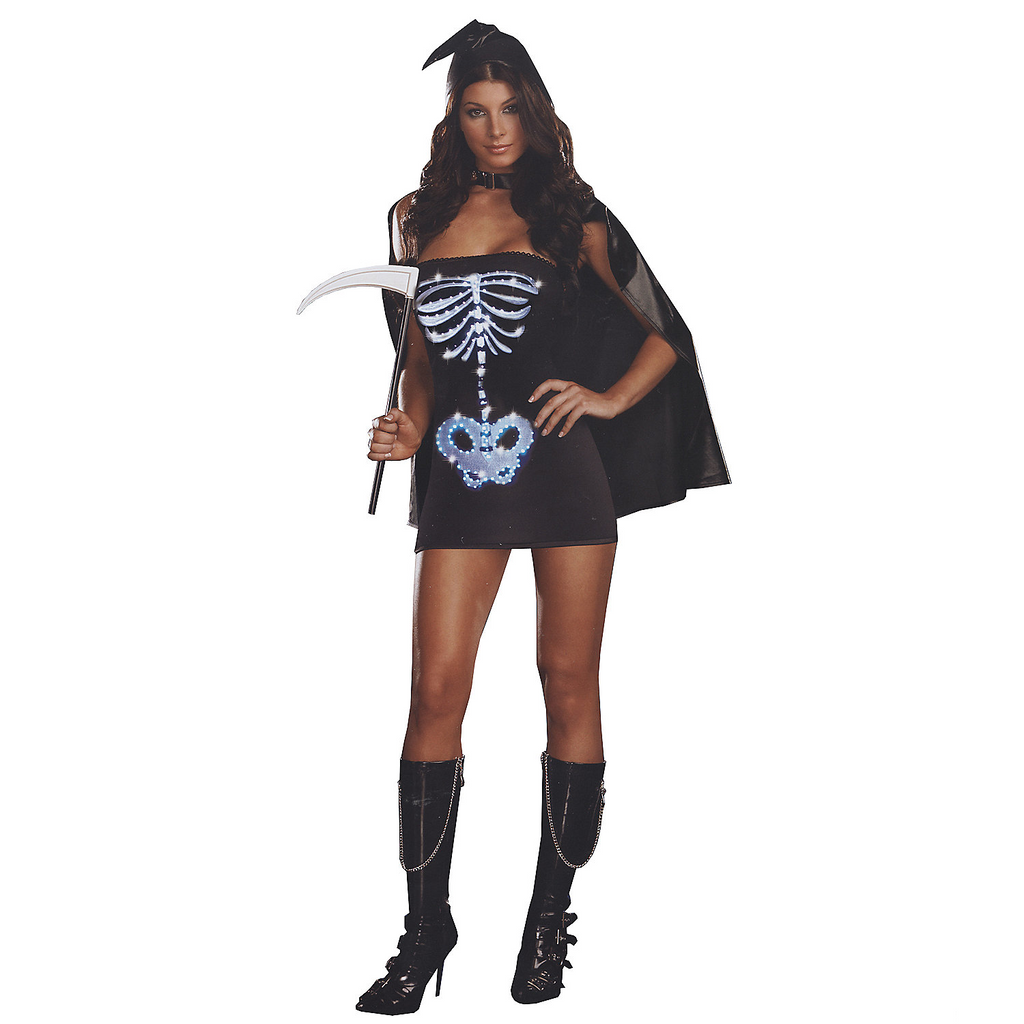 Women's Sexy Skeleton Costume