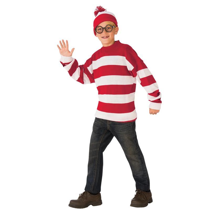 Where's Waldo Dlx Child Costume