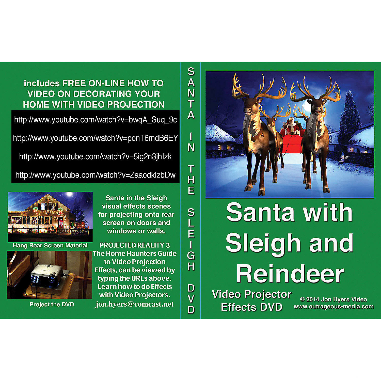 Jon Hyers Santa and Reindeer DVD