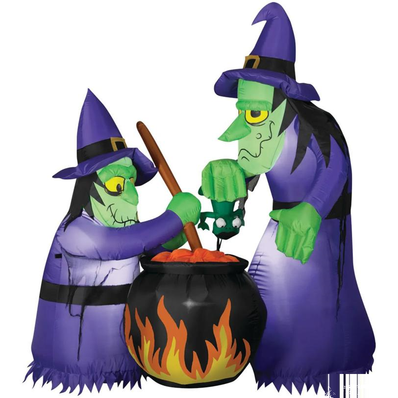 inflatable Double Witch Cauldron