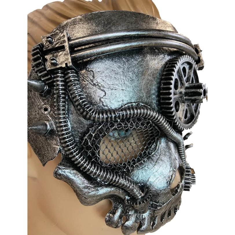 Steam Punk Mask-No Jaw Skeleto