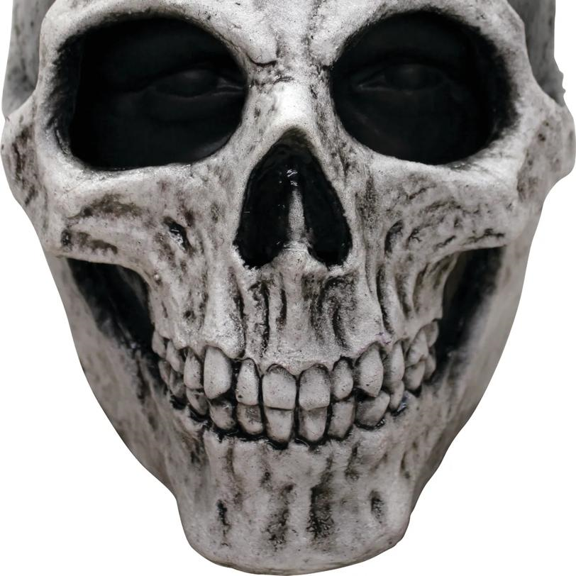 White Skull Latex Mask