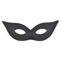 Satin Black Harlequin Mask
