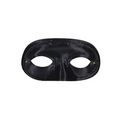 Half Domino Black Mask