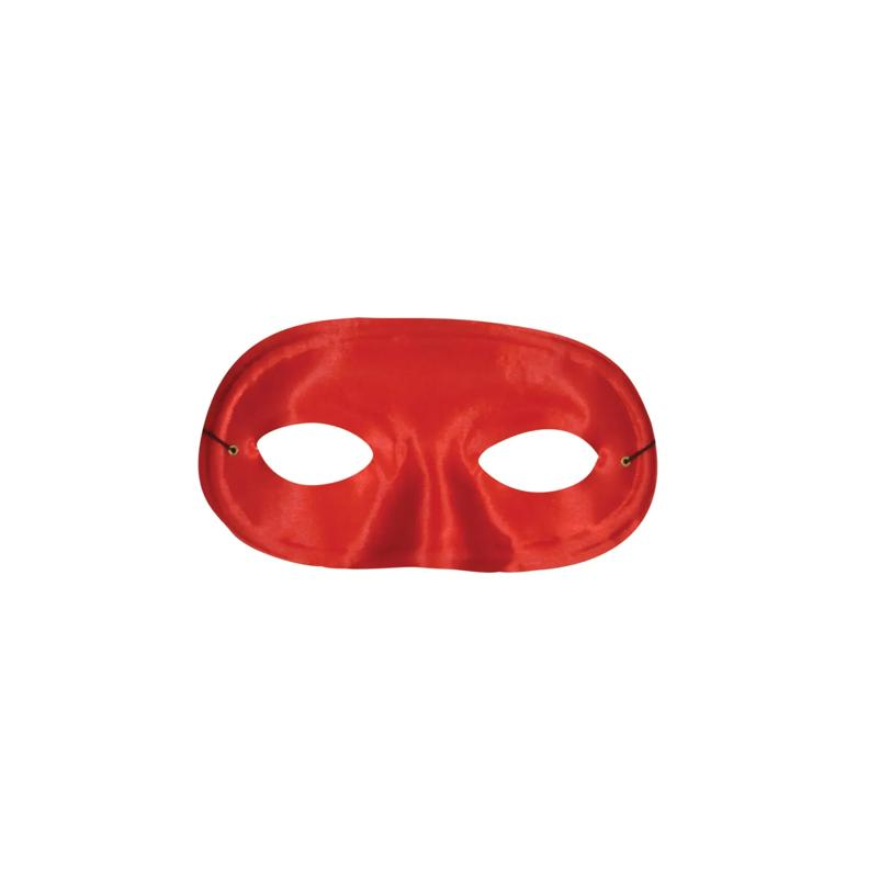 Half Domino Red Mask