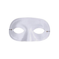 Half Domino White Mask