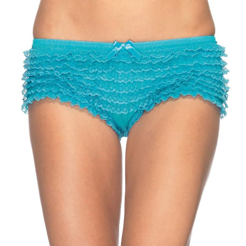 Briefs Ruffle Neon Blue Panty