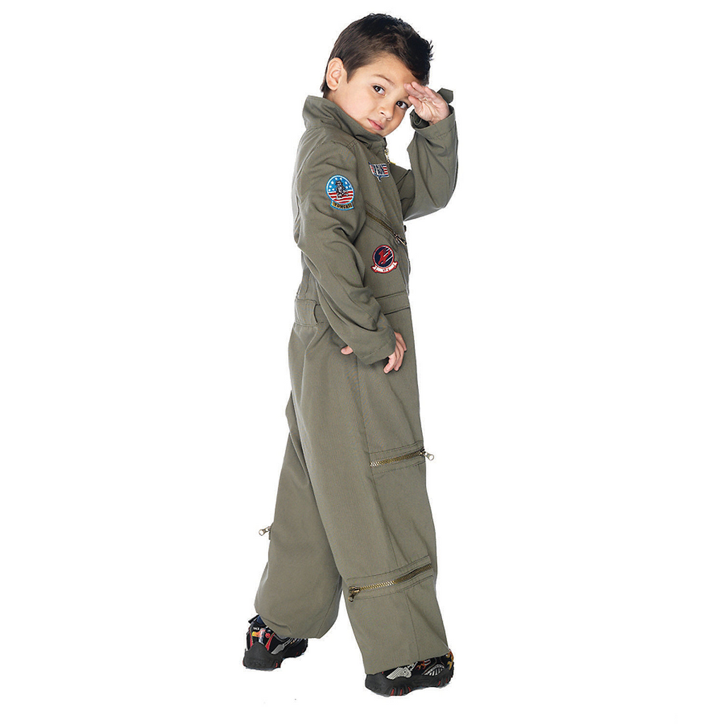 Boy's Top Gun Flight Suit Costume
