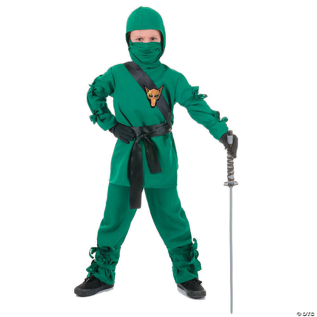 Unisex Green Ninja Costume