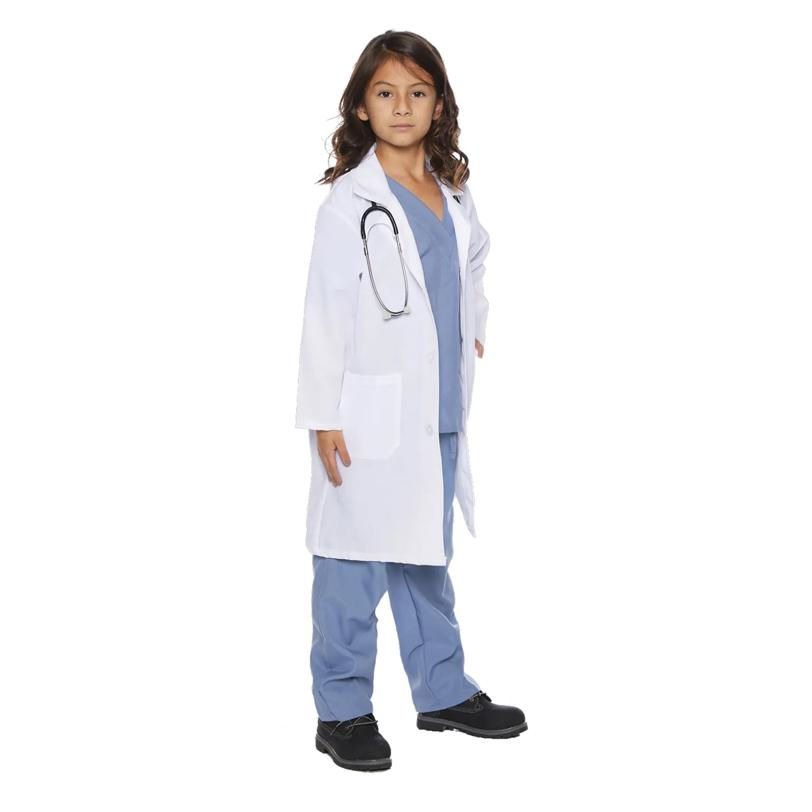 DOCTOR SCRUBS W LAB COAT CH