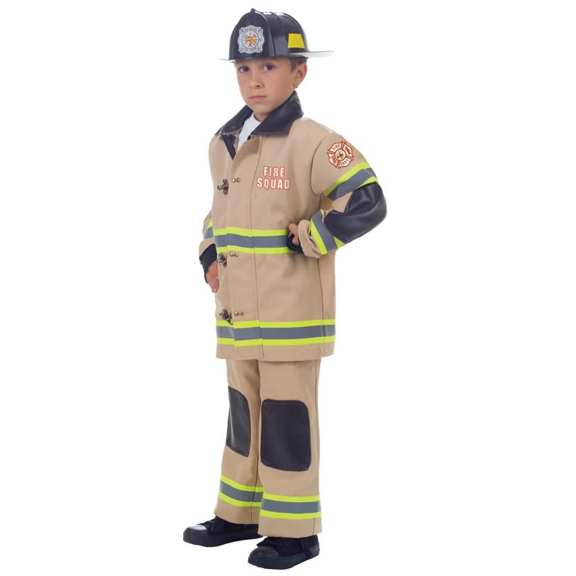 Firefighter Child Tan Costume
