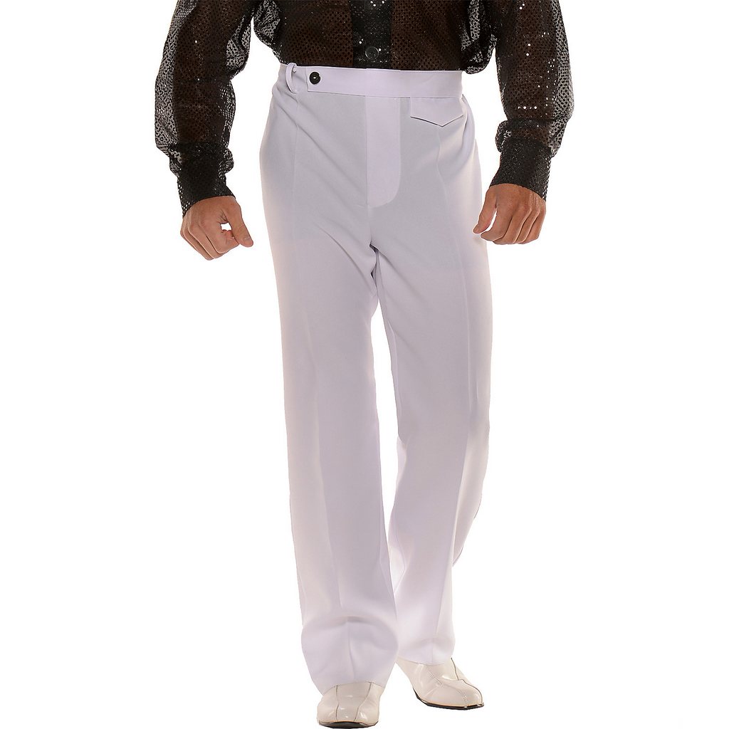 Men's Disco White Pants