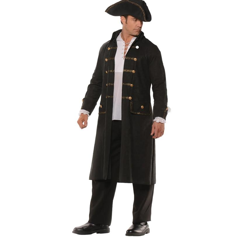 Pirate Coat Set Adult Black