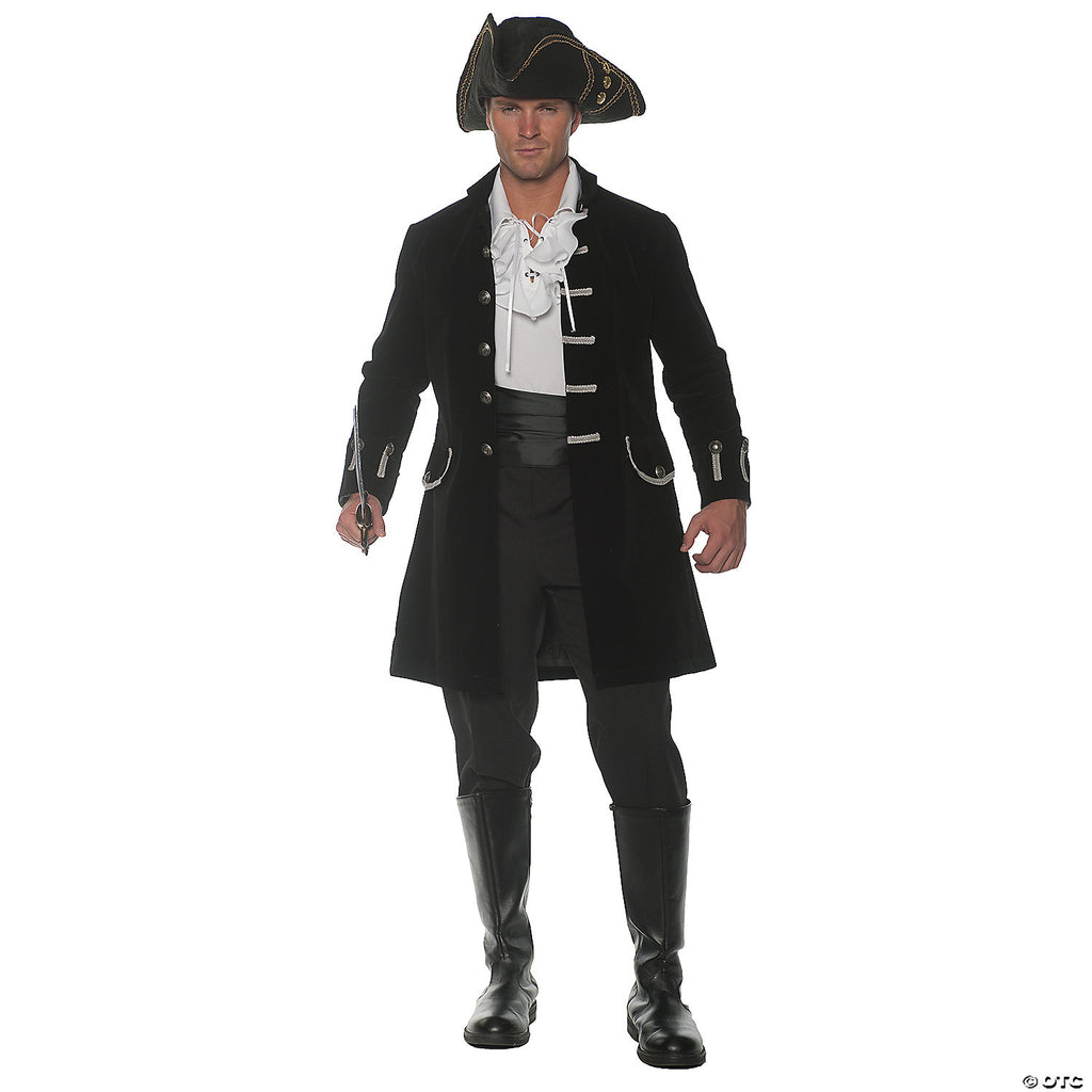 FROCK COAT ADULT BLACK STD