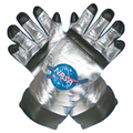 Astronaut Gloves Adult Silver