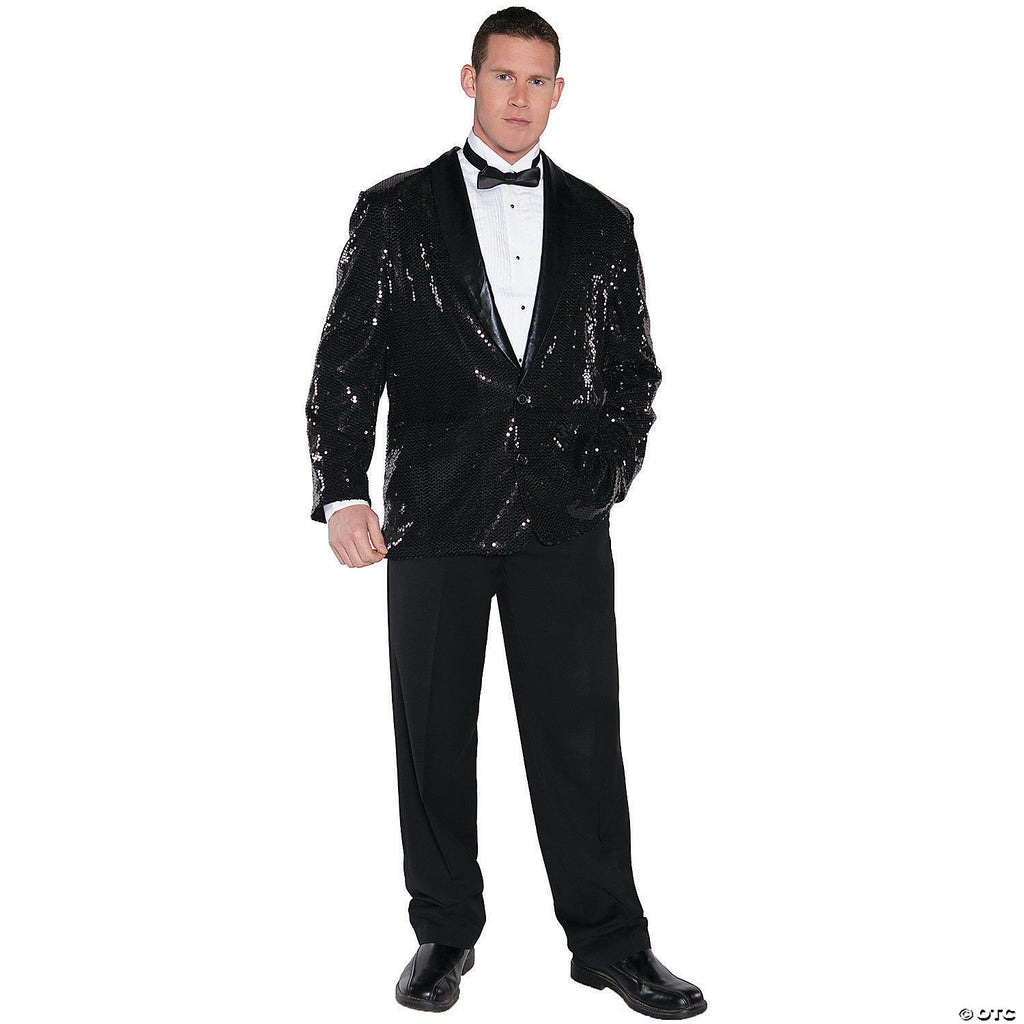 Men's Sequin Black Jacket