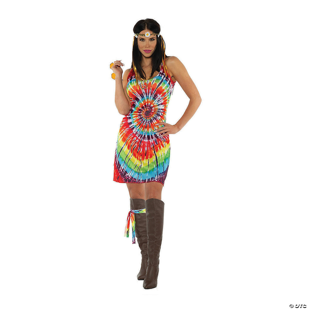 TIE DYE MINI DRESS ADULT