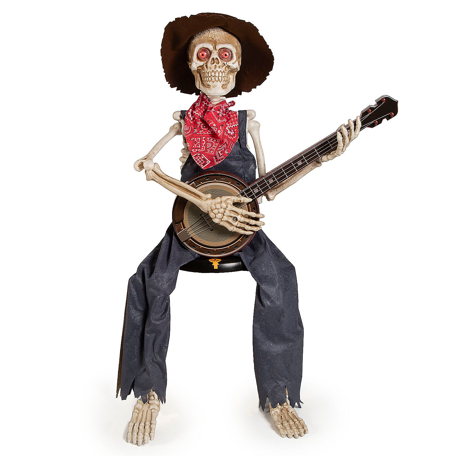 Animated Skeleton Playing Banjo