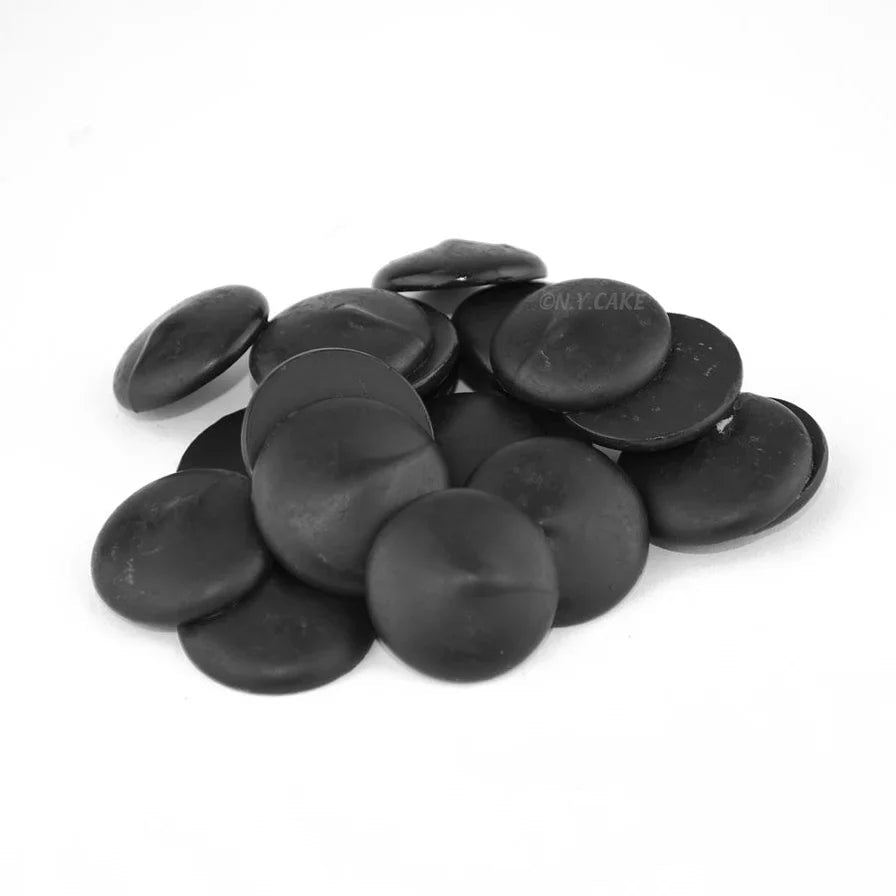 Merckens Black Chocolate Confectionery Wafers – 25 lb Wholesale Case