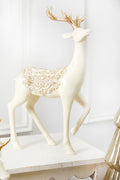 14" Resin Deer with Scroll Saddle