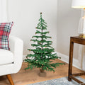 Medium Artificial Christmas Tree with Mini Pine Cones in Burlap Base - 3' - Unlit