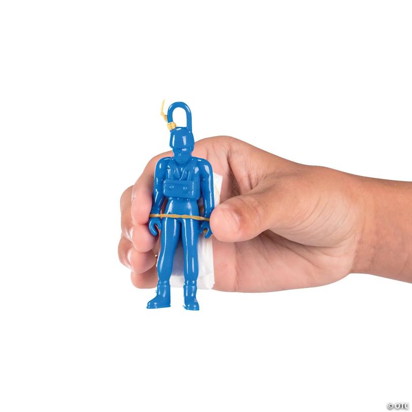 Mini Action Paratroopers - 12 Pc.