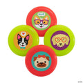 Mini Cute Dog Party Flying Discs - 12 Pc.